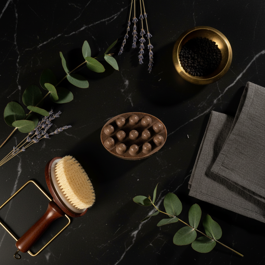 African Black Vegan Soap Massage Shampoo Bar